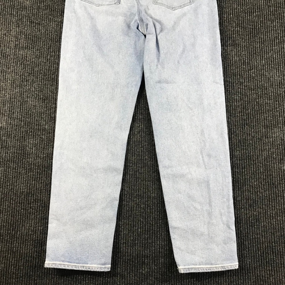 American Eagle Womens Light Wash High Waisted Mom Jeans Stretch Denim Size 10 - Picture 6 of 9